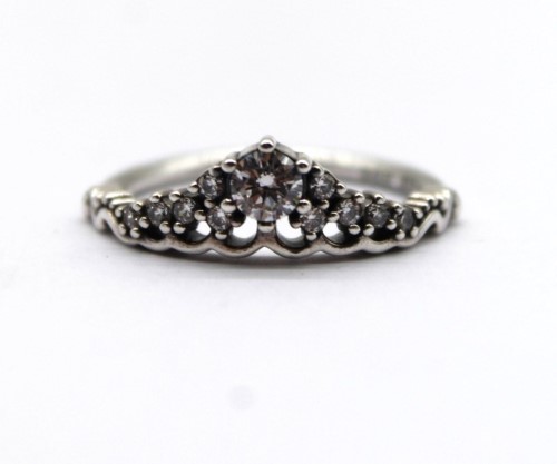 Disney Majestic Princess Tiara Diamond Ring 0.10 CTTW | Enchanted Disney  Fine Jewelry – Enchanted Disney Fine Jewelry UK